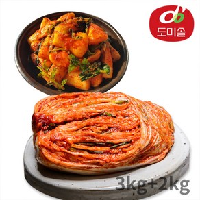 도미솔 박미희 포기김치 3kg+총각김치 2kg, 1.단일상품, 1박스