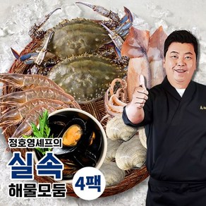 정호영 정호영셰프의 실속 해물모둠 220g x 4팩, 없음, 4개