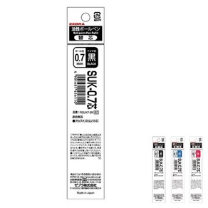 제브라 클립온 슬림 소프트 3C 리필심 SUK-0.7 낱개 1개