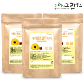 국내산 마리골드 꽃차 삼각티백 30T 50T 100T 메리골드 루테인, 0.5g, 30개입, 3개