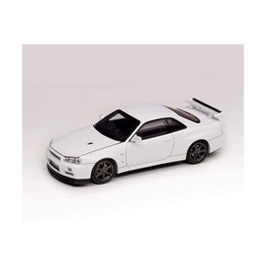 MOTORHELIX モーターヘリックス M63402 1 64 닛산 스카이 라인 GT-R R34 V Spec II 펄 화이트 다이캐스트 미니카 997179, 1개