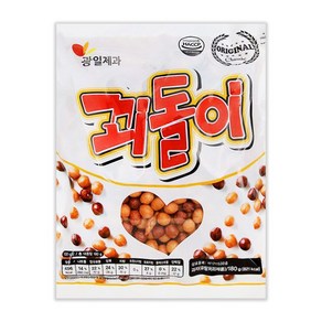 추억의과자 꾀돌이 180g 옛날간식 주전부리, 1개