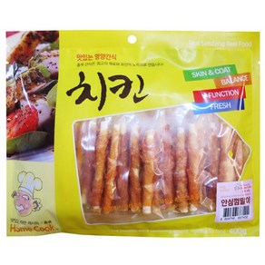 댕댕이간식 멍멍이간식 안심껌말이 치킨 400g jfl*112OG, 1개