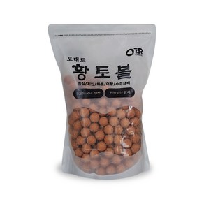 토대로 국내산 황토볼 15파이 15mm 15미리 1kg 3kg 찜질용 수경재배용 지압용 베개용 탈취용 방석용, 1개