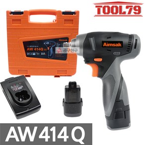 아임삭 AW414Q 3G 충전 임팩트렌치 14.4V 2.0Ah *2개 임팩렌치, 1개