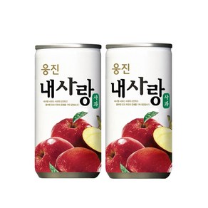 웅진 자연은 사과 180ml 30캔, 30개