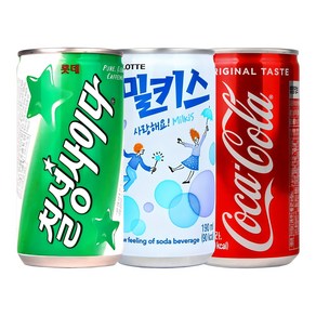 코카콜라&밀키스&사이다190ml x 각10개