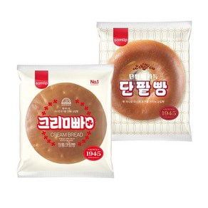 삼립 정통빵 6봉 골라담기 정통크림빵 정통단팥빵, 정통단팥빵 6봉, 85g, 6개