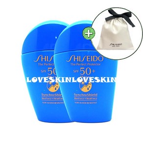 시세이도 퍼펙트 UV 프로텍터 파란자차 50ml(SPF50) 2개+파우치, 50ml, 1개