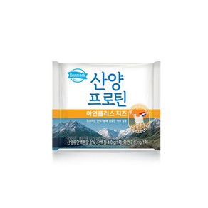 동원 덴마크 산양 프로틴 아연 플러스 슬라이스 치즈, 1개, 220g