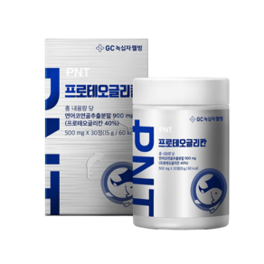 녹십자웰빙 PNT 프로테오글리칸 500mg×30정 연어코연골 뼈 관절건강케어 부모님선물, 1개