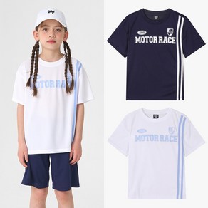 인디고키즈 중계점 *24년 S/S신상 30%SALE* 쿨 메쉬 세미오버 반팔티 (2Colo) 시원하고 스포티한 디자인 편안한 착용감의 캐주얼 반팔티셔츠 8~13세