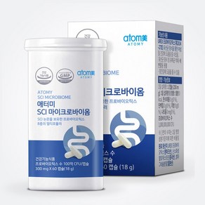 애터미 건강 SCI 마이크로바이옴 300mg x 60캡슐, 1개, 60정