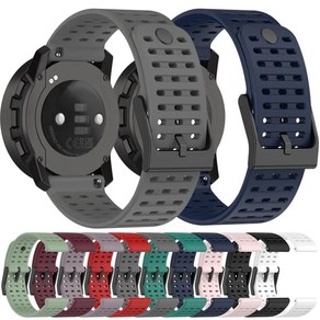 피크 시계 밴드 피크 Suunto 밴드 액세서리 스트랩 팔찌 Suunto9 프로용 스마트워치 Suunto5 실리콘 스포츠 버티컬, 50)midnight blue  22mm unives