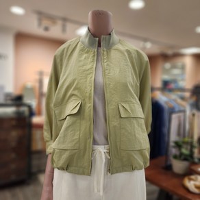 BCBG [올앤선드리] 올리스R 점퍼_ A4M3R151 40 [LIME GREEN]