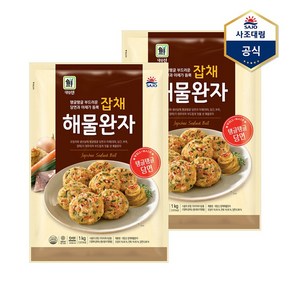 사조대림 잡채해물완자 1 000g X 2개, 1kg