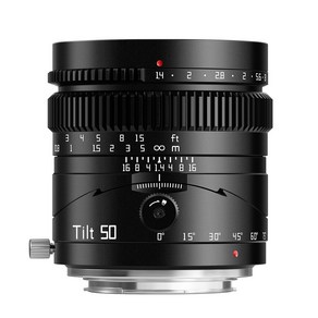 TTAtisan 50mm F1.4 소니 E마운트 틸트렌즈 블랙