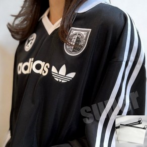 아디다스 우먼 풋볼 LONGSLEEVE SOCCER BLACK + 파우치