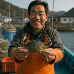 작년완판 산지직송 암꽃게 활꽃게 꽃게, 1박스, 작년완판 암꽃게 활꽃게 (중) 1kg (2~4미)