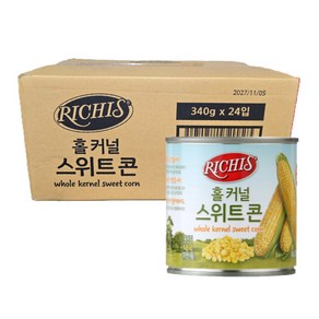 동서 리치스 홀커널 스위트콘 340g 24개