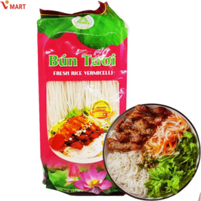 Vmat 베트남 분투이 쌀국수 분짜 Bun Tuoi, 300g, 5개