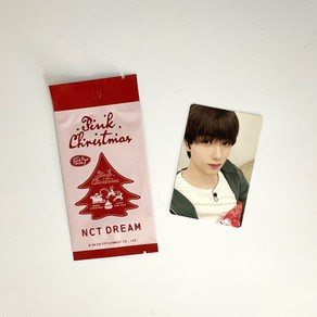 엔시티드림 지성 2024 핑크 크리스마스 포토카드 포카1 NCT DREAM JISUNG 2024 PINK CHRISTMAS PHOTOCARD 1