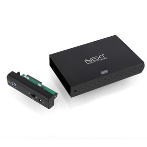 넥스트 3.5인치 USB3.0 SATA 하드케이스 NEXT-350U3, 1개