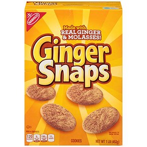 Ginge Snaps Cookies 16 Ounce 진저 스냅 쿠키 16온스, 상세참조, 1개