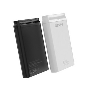 [이지넷유비쿼터스] 5000mAh 미니 보조배터리 [NEXTU-5000PB] [블랙]