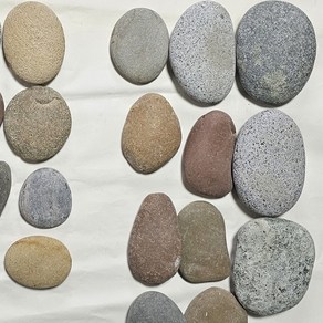 자갈공명 납작돌(flat pebble)자갈 1포(15kg), 납작돌60-90mm 1포(15kg)