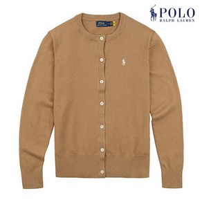 POLO RALPH LAUREN 폴로 랄프로렌 여성 코튼 블렌드 가디건 브라운