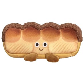 리리월드 귀여운 브래드 필통 식빵 펜 케이스, 식빵 파우치 필통, 1개
