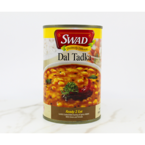 Swad Dal Tadka Lentils in Spiced Tomato Gavy Ready to Eat 스와드 달 타드카 향신료와 함께 조리한 렌틸콩 즉석 식사, 1개, 400mg