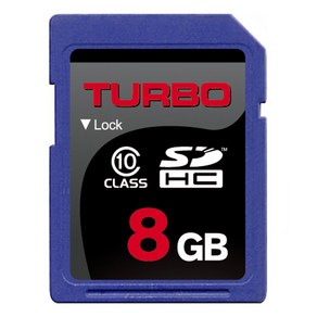 자바 TURBO SDHC8GB Class10 SD메모리카드 디지털카메라 네비게이션 8GB, 8GB, 1개