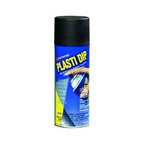 Plasti Dip Black 11203 Multi-Pupose Coating Aeosol 11oz 플라스티 딥 블랙 11203 다목적 코팅 에어로졸 11온스 및 캔건 1개 포