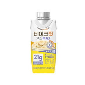 테이크핏 맥스 바나나맛 프로틴, 250ml, 3개