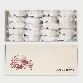 시민제과 시민찹쌀떡 20구세트, 1900g, 20개