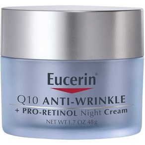 유세린Eucerin Q10 프로 레티놀 나이트 크림 1.7 oz 페이스용 민감성 피부용