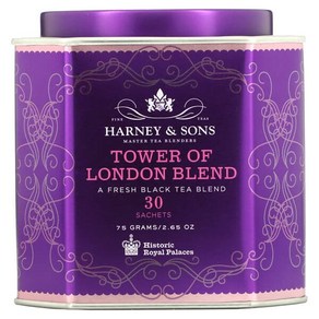 Harney & Sons 핫타워 오브 런던 블렌드 프레시 홍차 블렌드 75g(2.67oz)