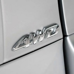 BMW 엠블럼 자동차 금속 배지 스티커 4WD 변위 휠 드라이브 자동 범용 외부 데칼 부품 파츠 1개