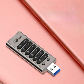 비밀번호 보안 USB메모리 32G 64G 128G 암호 드라이브, 1. 32G SSD, 1개