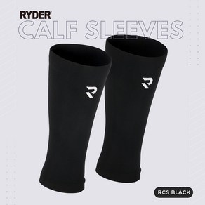 라이더 RYDER 2024 RCS-2 BLACK 블랙 카프 슬리브 종아리 보호대 배드민턴 탁구 스쿼시