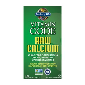 Gaden of Life 비타민 Code Raw 칼슘 120캡슐, Gaden-Life-Raw-Calcium-120ct, 1개, 120정