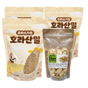 캐나다 카무트쌀 호라산밀 3kg+자이언트 파바빈 페루산 350g