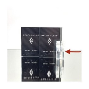 2PCSRalph Lauren RALPHS CLUB 오드퍼퓸 0.04oz-1.2ml Spray SAMPLE VIAL C76 814276