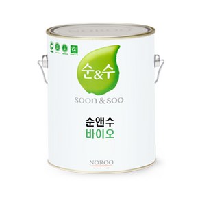 노루페인트 친환경 곰팡이방지 순앤수 바이오 4L 무광, 그레이2, 1개