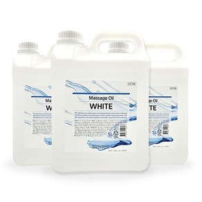 라라스킨 아로마 마사지오일 화이트 5리터 대용량 5000ml, 3개, 5L