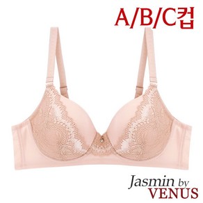 자스민바이비너스 새틴레이스 노와이어 브라1종(JBR1242)75A-90C 브라