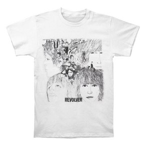 ROCKPANDA The Beatles Revolve Album Cove White 반팔티