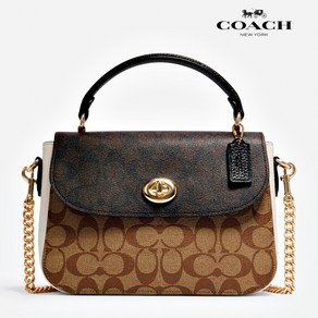 코치 말리 탑 핸들 사첼 시그니처 C1563 Marlie Top Handle Satchel